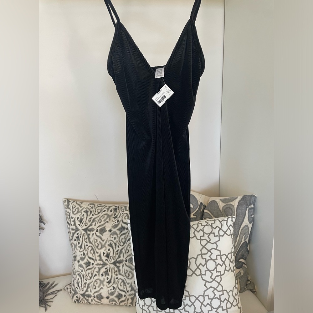 Blue life bodycon ribbed dress